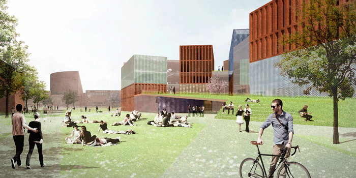 Väre, the winner of  the open international architectural design competition Campus 2015