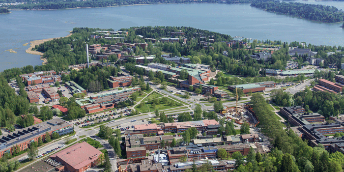 Aerial photograph. Photo Suomen Ilmakuva Oy