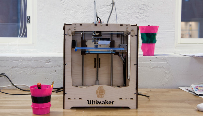 Ultimaker 3D printer in the Aalto Fablab. Photo by Anna Berg